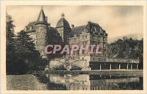 Ansichtskarte AK Chateau de Vizille Isere Facade sur le parc