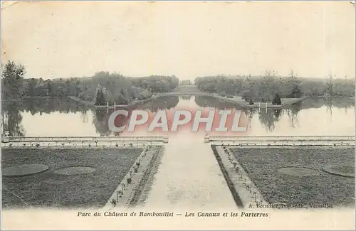 Ansichtskarte AK Parc du Chateau de Rambouillet Les Canaux et les Parterres