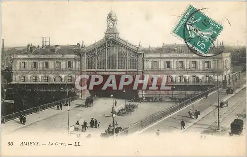 Cartes postales Amiens La Gare