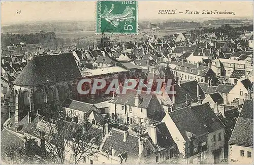 Cartes postales Senlis Vue Sur Saint Frambourg