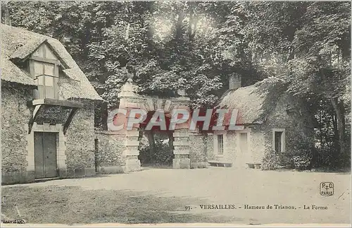 Ansichtskarte AK Versailles Hameau de Triano La Ferme