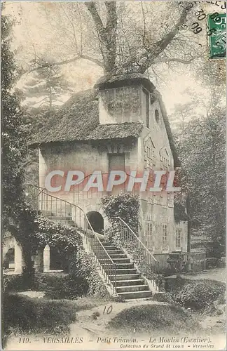 Ansichtskarte AK Versailles Petit Trianon Le Moulin Escalier