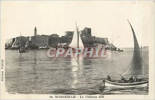 Cartes postales Marseille Le Chateau d'If