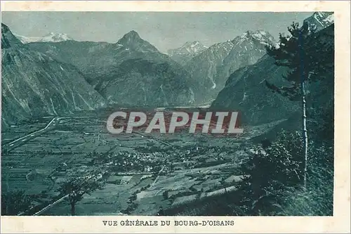 Cartes postales Vue Generale du Bourg d'Oisans