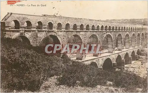 Cartes postales Nimes Le Pont du Gard