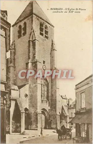 Ansichtskarte AK Bourges L'Eglise St Pierre construite au XII