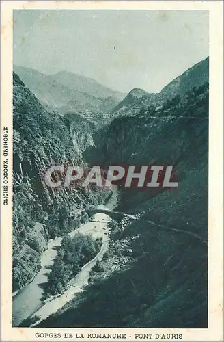 Cartes postales Gorges de la Romanche Pont d'Auris