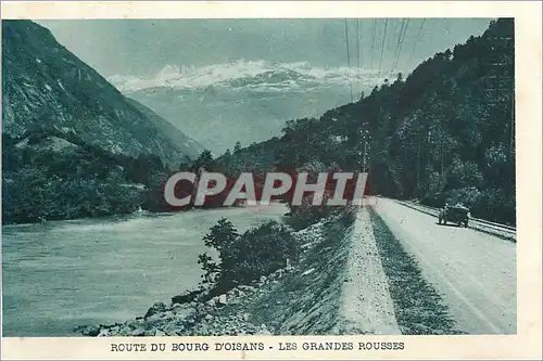 Cartes postales Route du Bourg d'Oisans Les Grandes Rousses