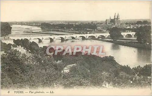 Cartes postales Tours Vue generale