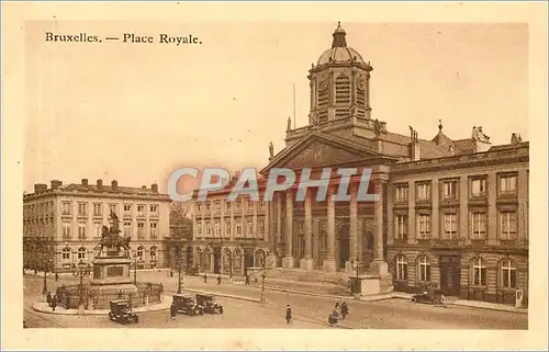 Cartes postales Bruxelles Place Royale