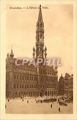 Cartes postales Bruxelles L'Hotel de Ville