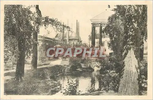 Cartes postales Exposition Universelle Bruxelles 1935 Vue du parc Zicht van het park