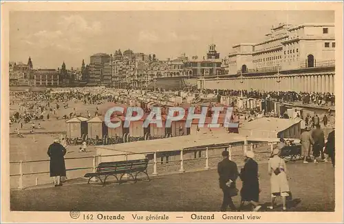 Cartes postales Ostende Vue generale