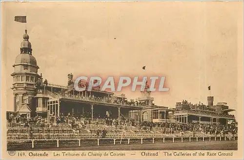 Cartes postales Ostende Les Tribunes du Champ de Courses