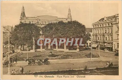 Cartes postales Ostende Place Marie Jose Ostend