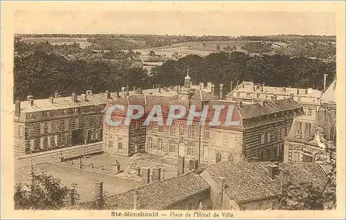 Cartes postales Ste Menehould Place de l'Hotel de Ville