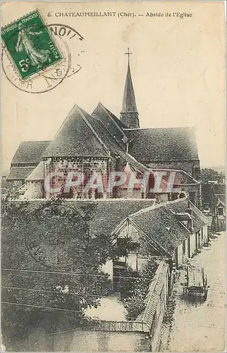 Ansichtskarte AK Chateaumeillant Cher Abside de l'Eglise