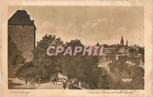 Cartes postales Luxembourg Tour du Rham et ville haute