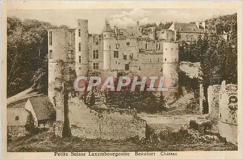 Cartes postales Petite Suisse Luxembourgeoise Beaufort Chateau