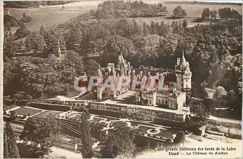 Ansichtskarte AK Les grands Chateaux des bords de la Loire Usse Le Chateau vu d'avion