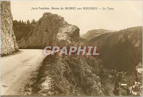 Cartes postales Jura Touriste Route de Morez aux Rousses Le Turu