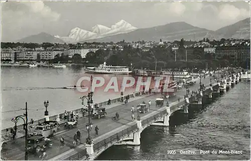 Cartes postales Geneve Pont du Mont Blanc