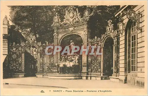 Cartes postales Nancy Place Stanislas Fontaine d'Amphitrite