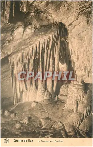 Ansichtskarte AK Grottes de Han Le Tonneau des Danaides