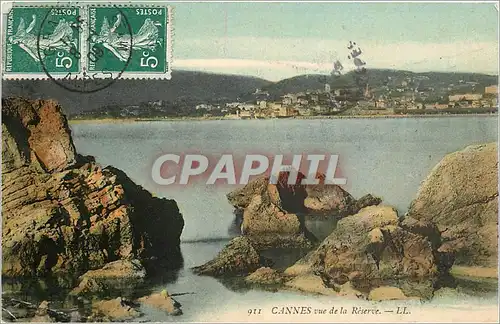 Cartes postales Cannes vue de la Reserve