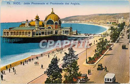 Cartes postales Nice Jetee Promenade et Promenade des Anglais