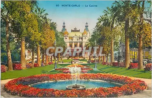 Cartes postales Monte Carlo Le Casino