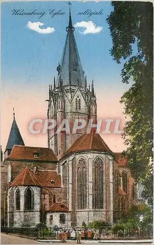 Cartes postales Wissembourg Eglise Collegiale