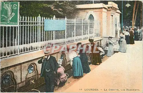 Cartes postales Lourdes La Grotte Les Robinets