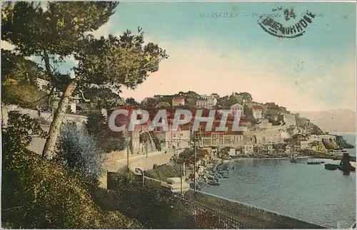 Cartes postales Marseille Promenade Corniche