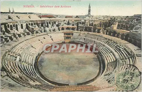 Cartes postales Nimes Interieur des Arenes