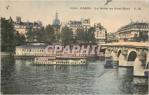 Ansichtskarte AK Paris La Seine au Pont Neuf