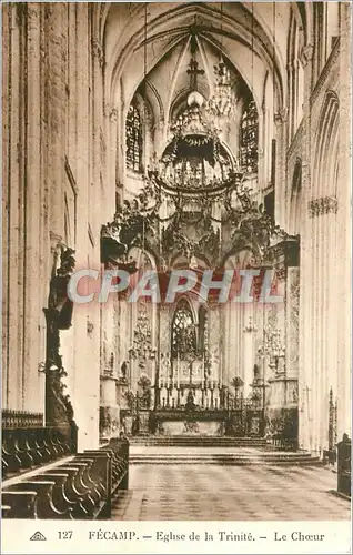 Ansichtskarte AK Fecamp Eglise de la Trinite Le Choeur