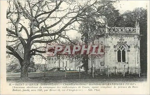 Ansichtskarte AK Saint Avertin Indre et Loire Chapelle moderne du chateau de Grandmont