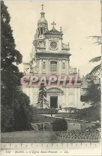 Ansichtskarte AK Blois L'Eglise Saint Vincent