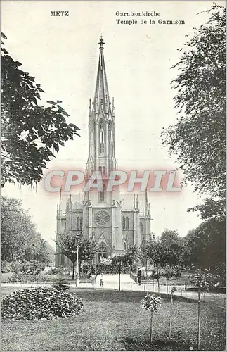 Ansichtskarte AK Metz Garnisonkirche Temple de la Garnison