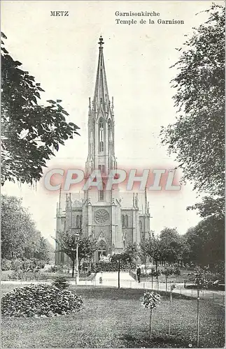 Cartes postales Metz Garnisonkirche Temple de la Garnison