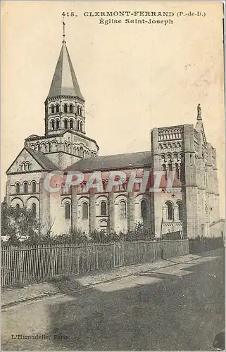 Ansichtskarte AK Clermont Ferrand P de D Eglise Saint Joseph