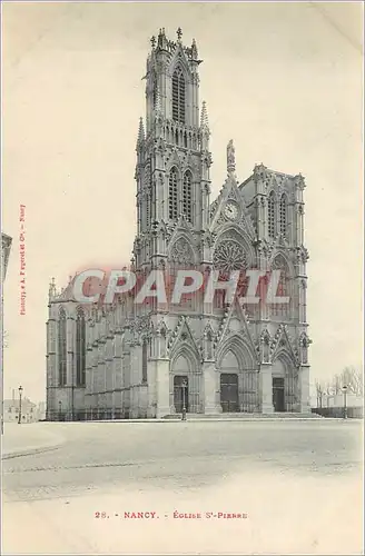 Cartes postales Nancy Eglise St Pierre