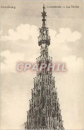 Cartes postales Strasbourg Cathedrale La Fleche