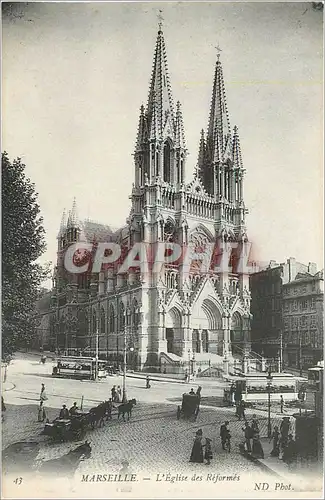 Cartes postales Marseille l'Eglise des Reformes