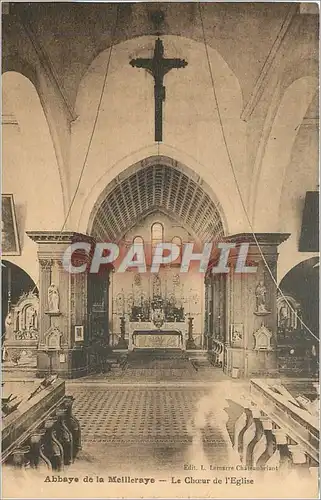 Cartes postales Abbaye de la Meilleraye Le Choeur de l'Eglise