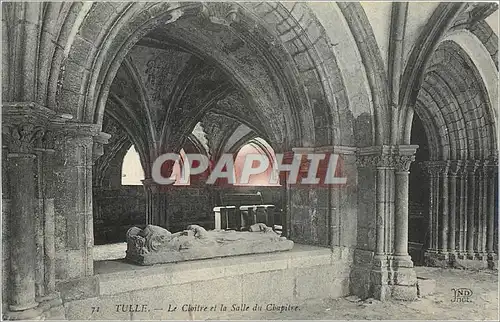 Cartes postales Tulle Le Cloitre et la Salle du Chapitre
