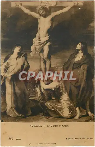 Cartes postales Rubens Le Christ en Croix Musee du Louvre Paris