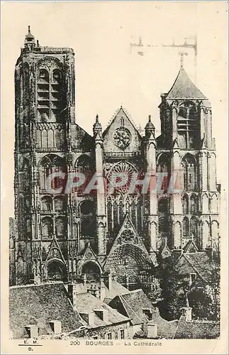 Cartes postales Bourges La Cathedrale
