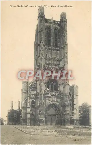 Cartes postales Saint Omer P de C Tour Saint Berlin